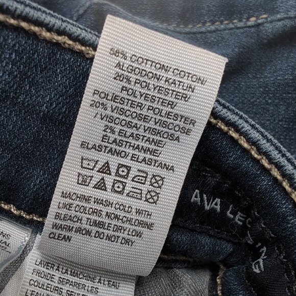 Lucky Brand Jeans Women's Blue AVA Legging Denim Jeans Style 7WP10009, Size 8/29 - Picture 6 of 10